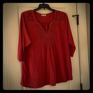 Lucky 3/4 sleeve top